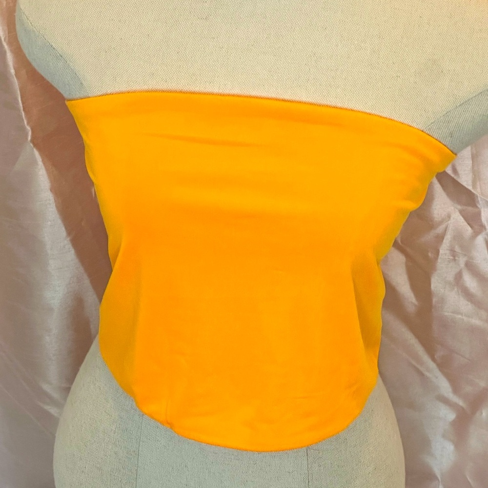 ELOQUII Strapless Crop Top